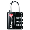 MASTER LOCK 4680 TSA Combination Luggage Padlock - BLK Visi