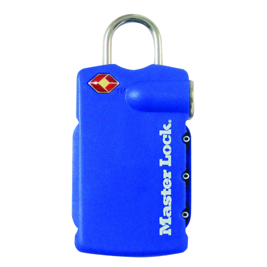 MASTER LOCK 4685 Combination Luggage Padlock - With Luggage Label - KD Visi