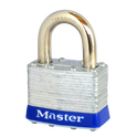 MASTER LOCK Open Shackle Unassembled Laminated Padlock - 1UP Standard Shackle