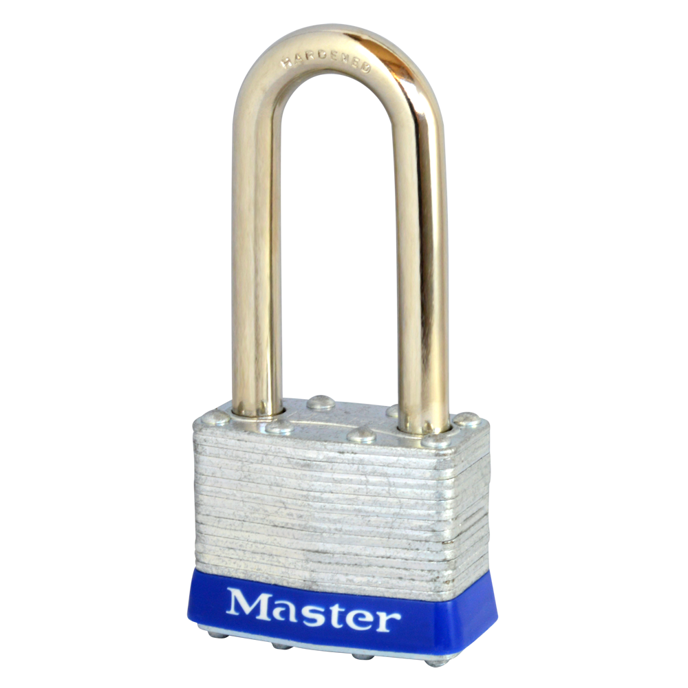 MASTER LOCK Open Shackle Unassembled Laminated Padlock - 1LJUP  Long Shackle