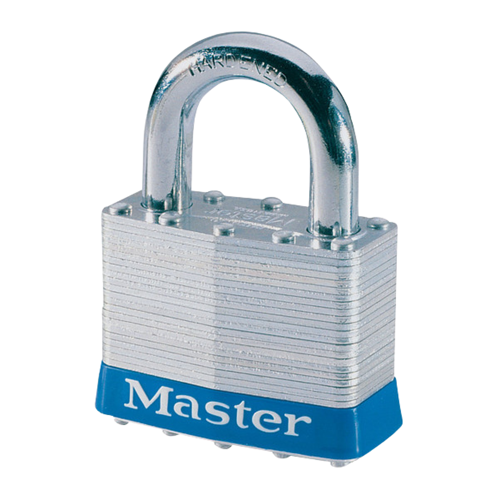 MASTER LOCK Open Shackle Unassembled Laminated Padlock - 3UP Standard Shackle