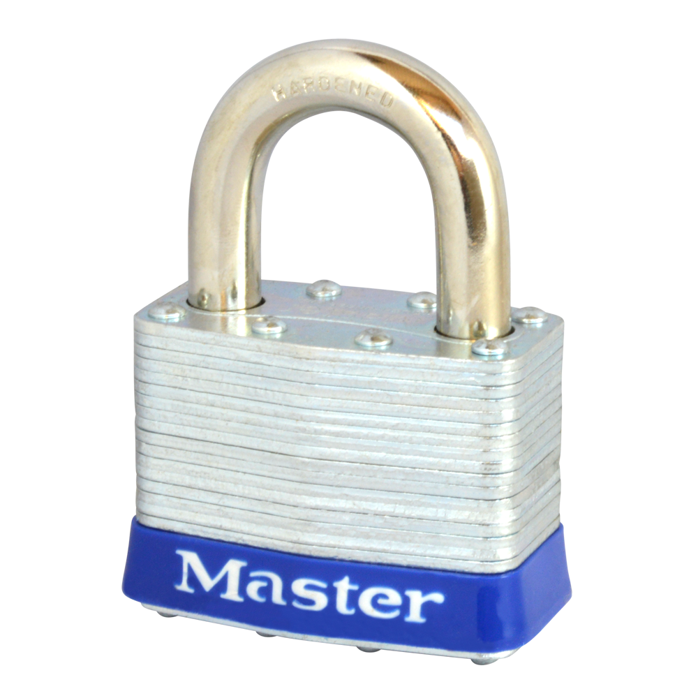MASTER LOCK Open Shackle Unassembled Laminated Padlock - 5UP Standard Shackle