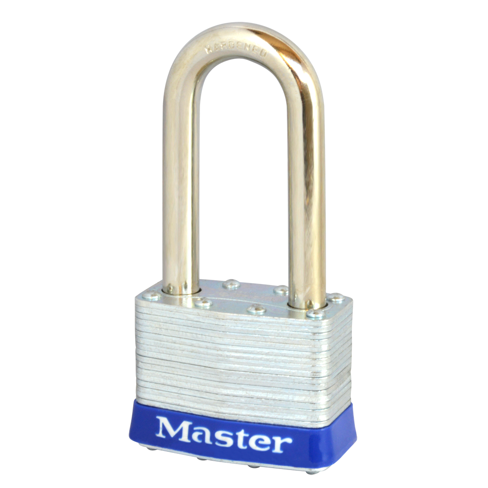 MASTER LOCK Open Shackle Unassembled Laminated Padlock - 5LFUP Long Shackle