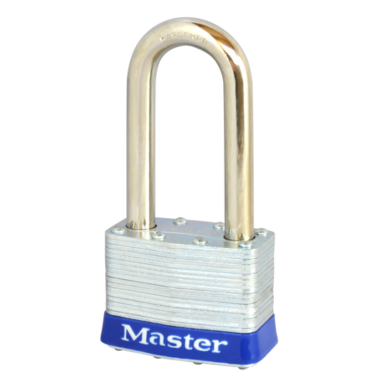 MASTER LOCK Open Shackle Unassembled Laminated Padlock - 5LFUP Long Shackle
