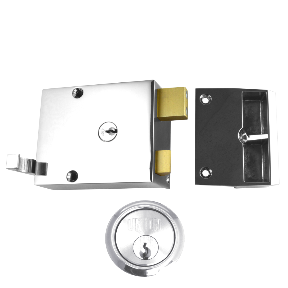 UNION 1332 & 1334 Drawback Rimlock - 60mm CH Case - CH Cyl Boxed