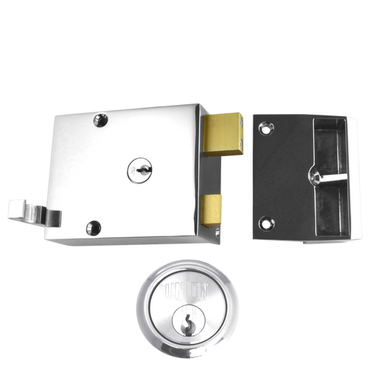 UNION 1332 & 1334 Drawback Rimlock - 60mm CH Case - CH Cyl Boxed