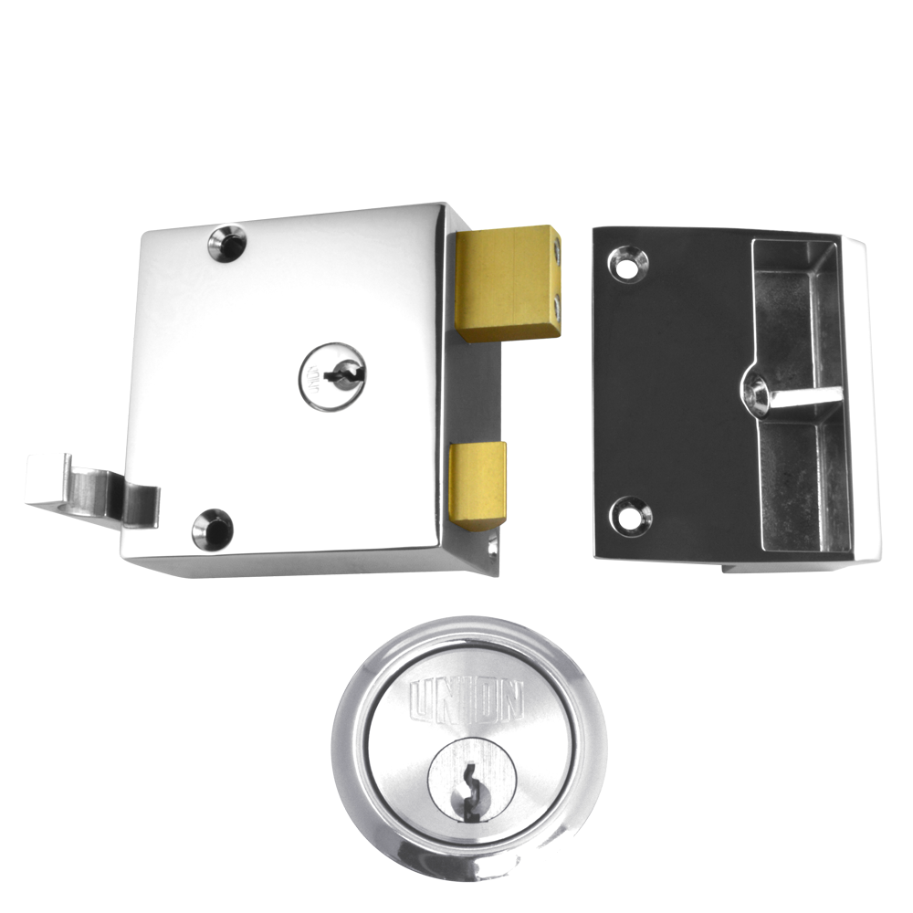 UNION 1332 & 1334 Drawback Rimlock - 50mm CH Boxed