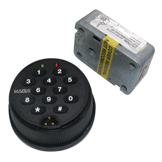 DORMAKABA 52 Auditcon Digital Safe Lock - BLK Electronic