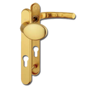 HOPPE  Atlanta UPVC Lever / Moveable Pad Door Furniture 77G/3831N/1710 - Gold
