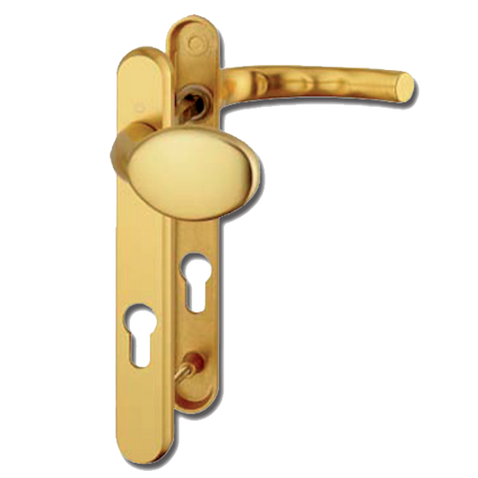 HOPPE  Atlanta UPVC Lever / Moveable Pad Door Furniture 77G/3831N/1710 - Gold