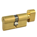 CISA C2000 Euro Key & Turn Cylinder - 60mm 30/T30 (25/10/T25) KD PB