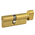 CISA C2000 Euro Key & Turn Cylinder - 80mm 35/T45 (30/10/T40) KD PB
