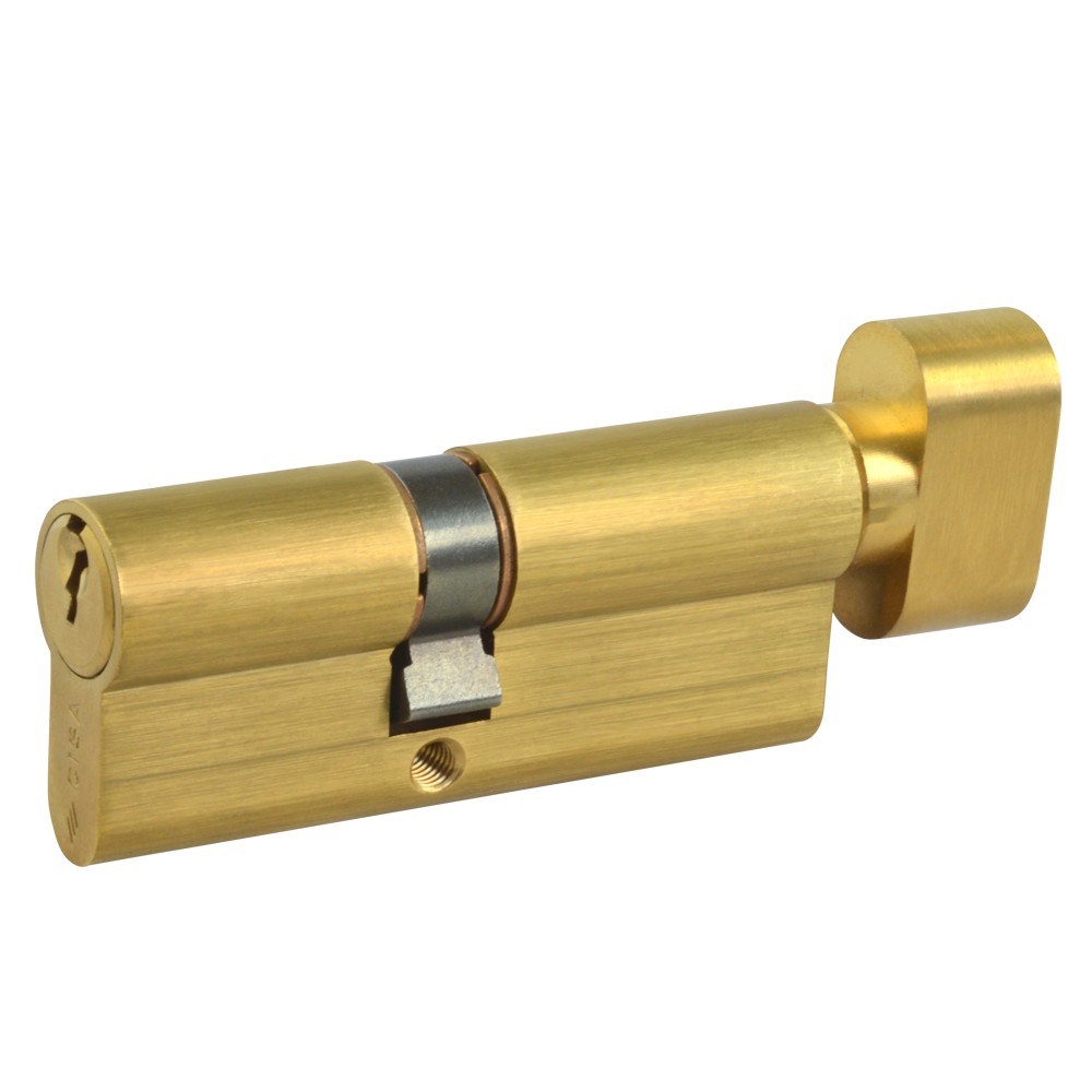 CISA C2000 Euro Key & Turn Cylinder - 80mm 35/T45 (30/10/T40) KD PB
