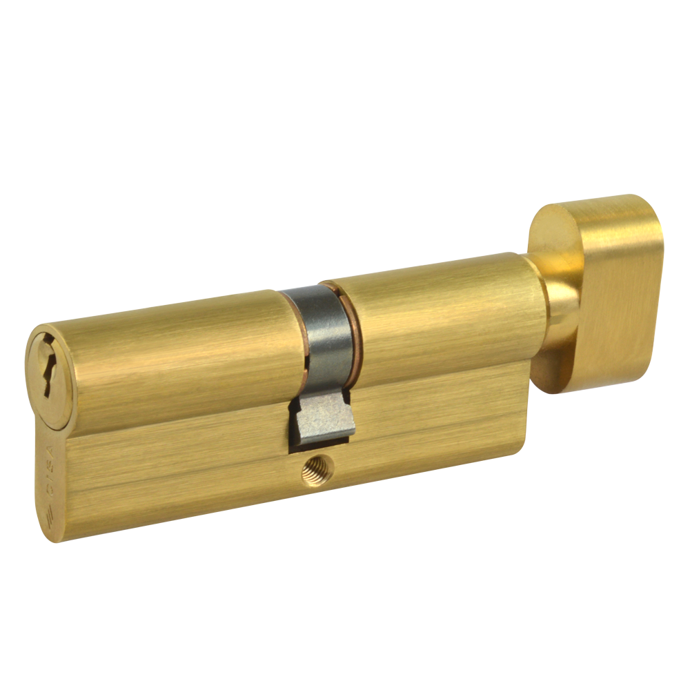 CISA C2000 Euro Key & Turn Cylinder - 85mm 45/T40 (40/10/T35) KD PB
