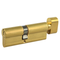 CISA C2000 Euro Key & Turn Cylinder - 90mm 40/T50 (35/10/T45) KD PB