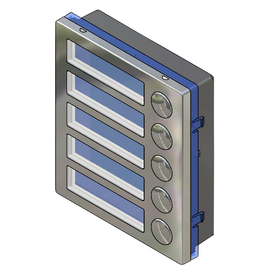 VIDEX 4K Series Extension Panel - 5 Button