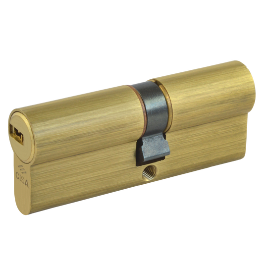 CISA Astral Euro Double Cylinder - 80mm 40/40 (35/10/35) KD PB