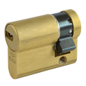 CISA Astral Euro Half Cylinder - 40mm (30/10) KD PB