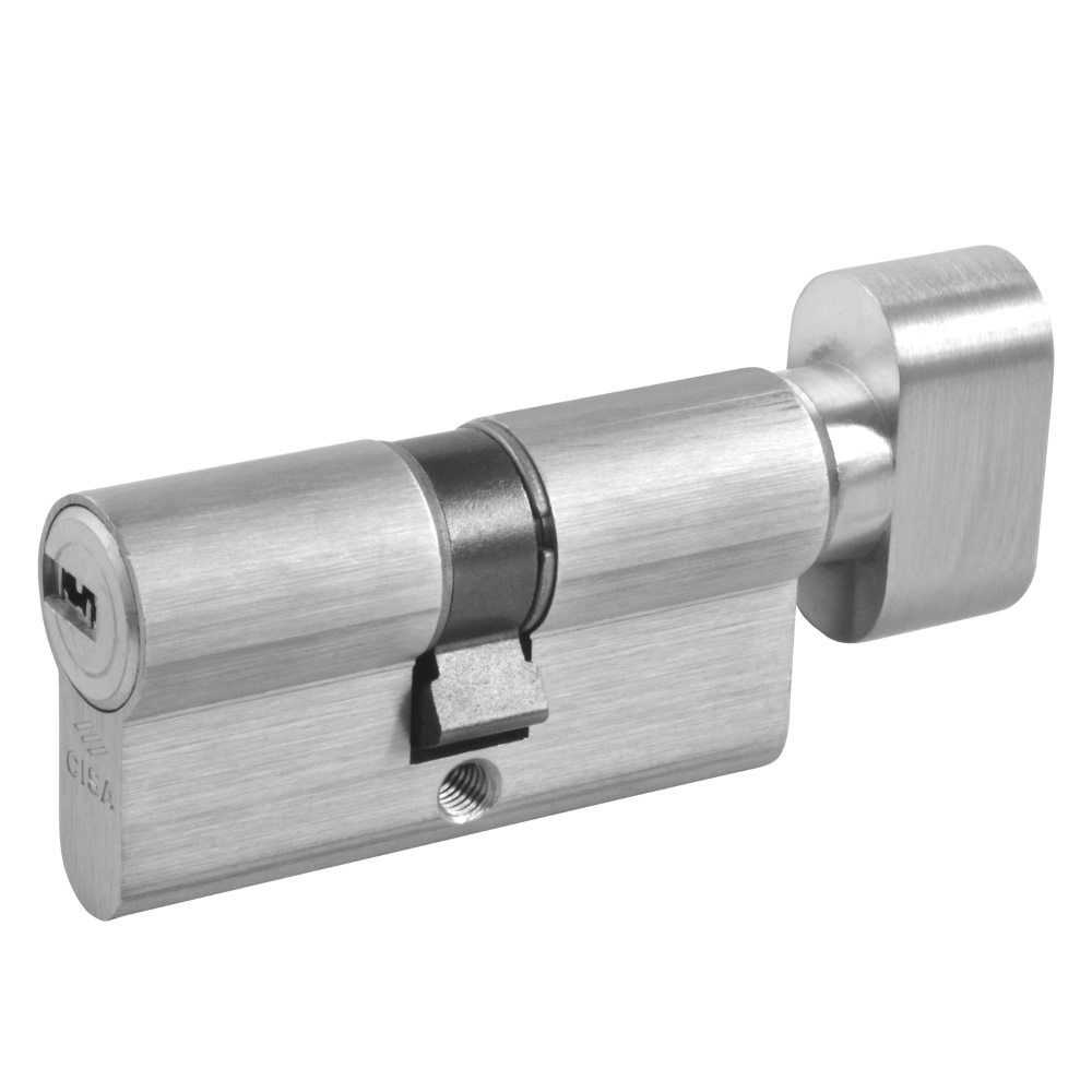 CISA Astral Euro Key & Turn Cylinder - 60mm 30/T30 (25/10/T25) KD NP