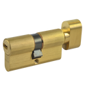 CISA Astral Euro Key & Turn Cylinder - 60mm 30/T30 (25/10/T25) KD PB