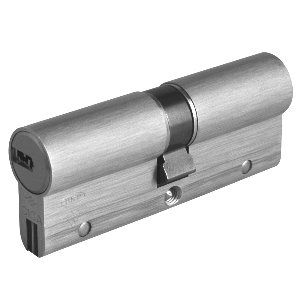 CISA Astral S Euro Double Cylinder - 90mm 45/45 (40/10/40) KD NP