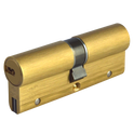 CISA Astral S Euro Double Cylinder - 90mm 45/45 (40/10/40) KD PB