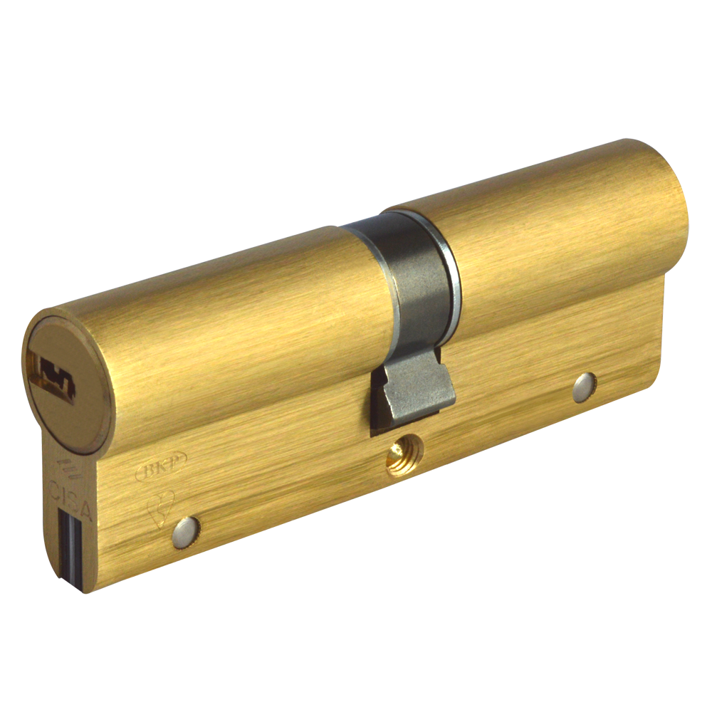 CISA Astral S Euro Double Cylinder - 100mm 50/50 (45/10/45) KD PB