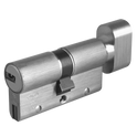 CISA Astral S Euro Key & Turn Cylinder - 60mm 30/T30 (25/10/T25) KD NP