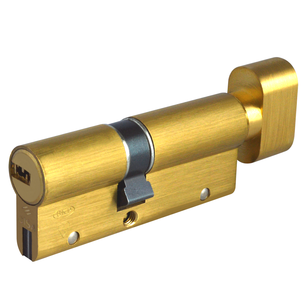 CISA Astral S Euro Key & Turn Cylinder - 80mm 35/T45 (30/10/T40) KD PB