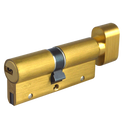 CISA Astral S Euro Key & Turn Cylinder - 80mm 40/T40 (35/10/T35) KD PB