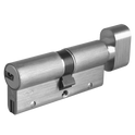 CISA Astral S Euro Key & Turn Cylinder - 80mm 45/T35 (40/10/T30) KD NP