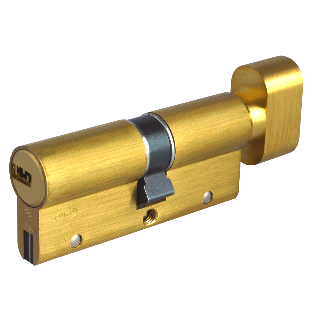 CISA Astral S Euro Key & Turn Cylinder - 80mm 45/T35 (40/10/T30) KD PB