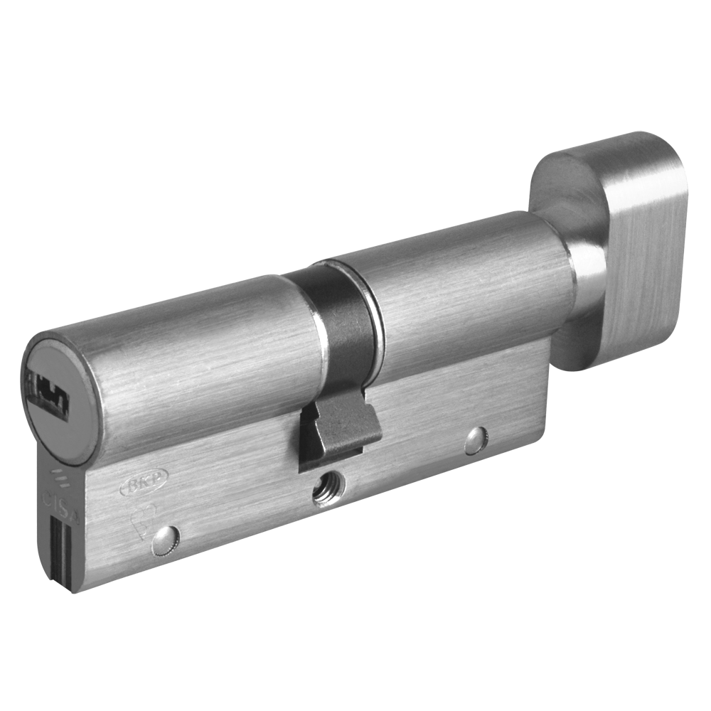 CISA Astral S Euro Key & Turn Cylinder - 85mm 45/T40 (40/10/T35) KD NP