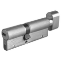 CISA Astral S Euro Key & Turn Cylinder - 90mm 40/T50 (35/10/T45) KD NP