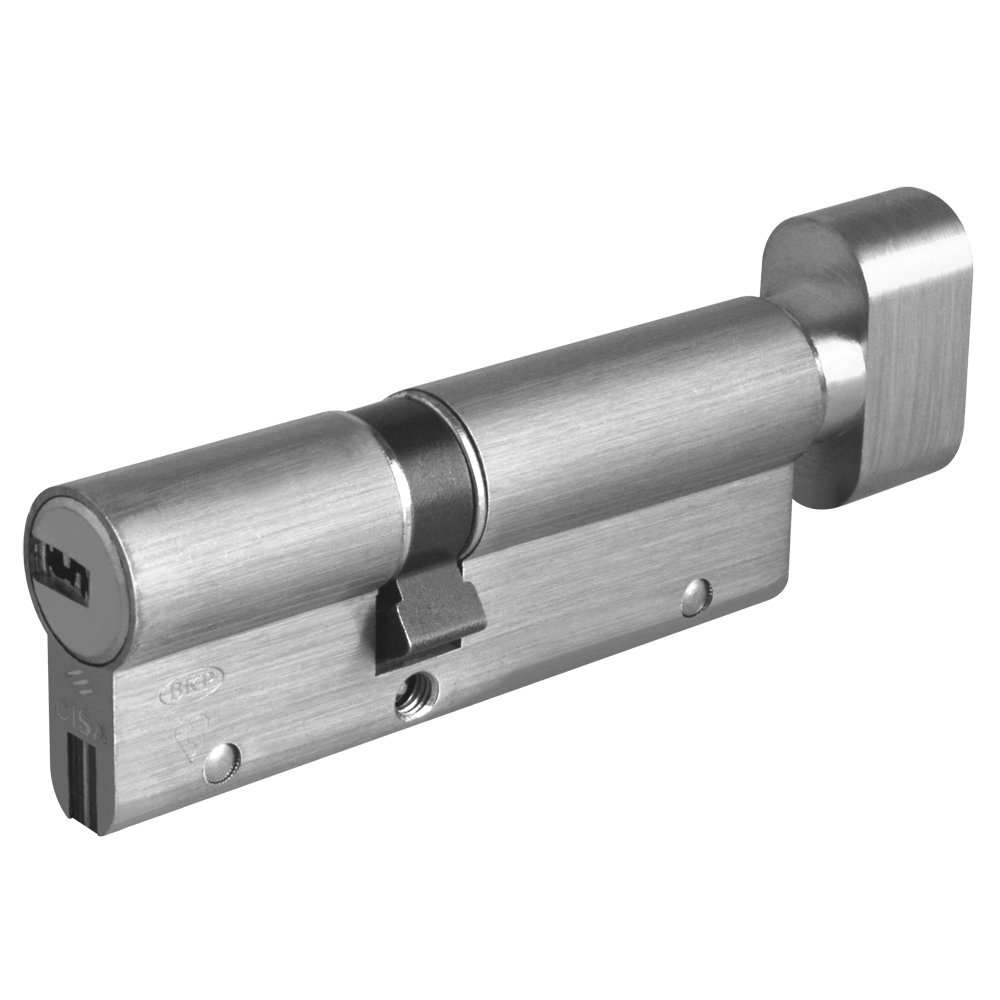 CISA Astral S Euro Key & Turn Cylinder - 95mm 40/T55 (35/10/T50) KD NP
