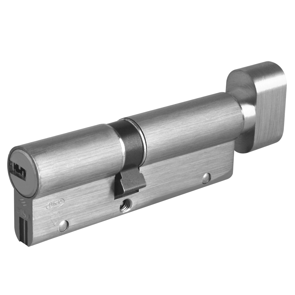 CISA Astral S Euro Key & Turn Cylinder - 100mm 45/T55 (40/10/T50) KD NP