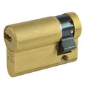 CISA Astral Euro Half Cylinder - 45mm (35/10) KD PB