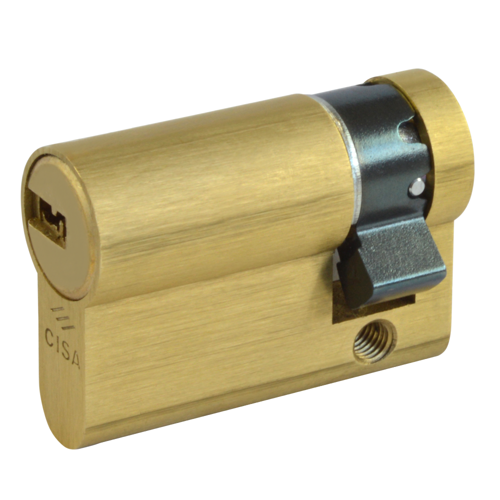 CISA Astral Euro Half Cylinder - 45mm (35/10) KD PB