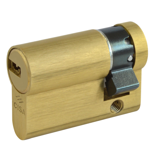 CISA Astral Euro Half Cylinder - 45mm (35/10) KD PB