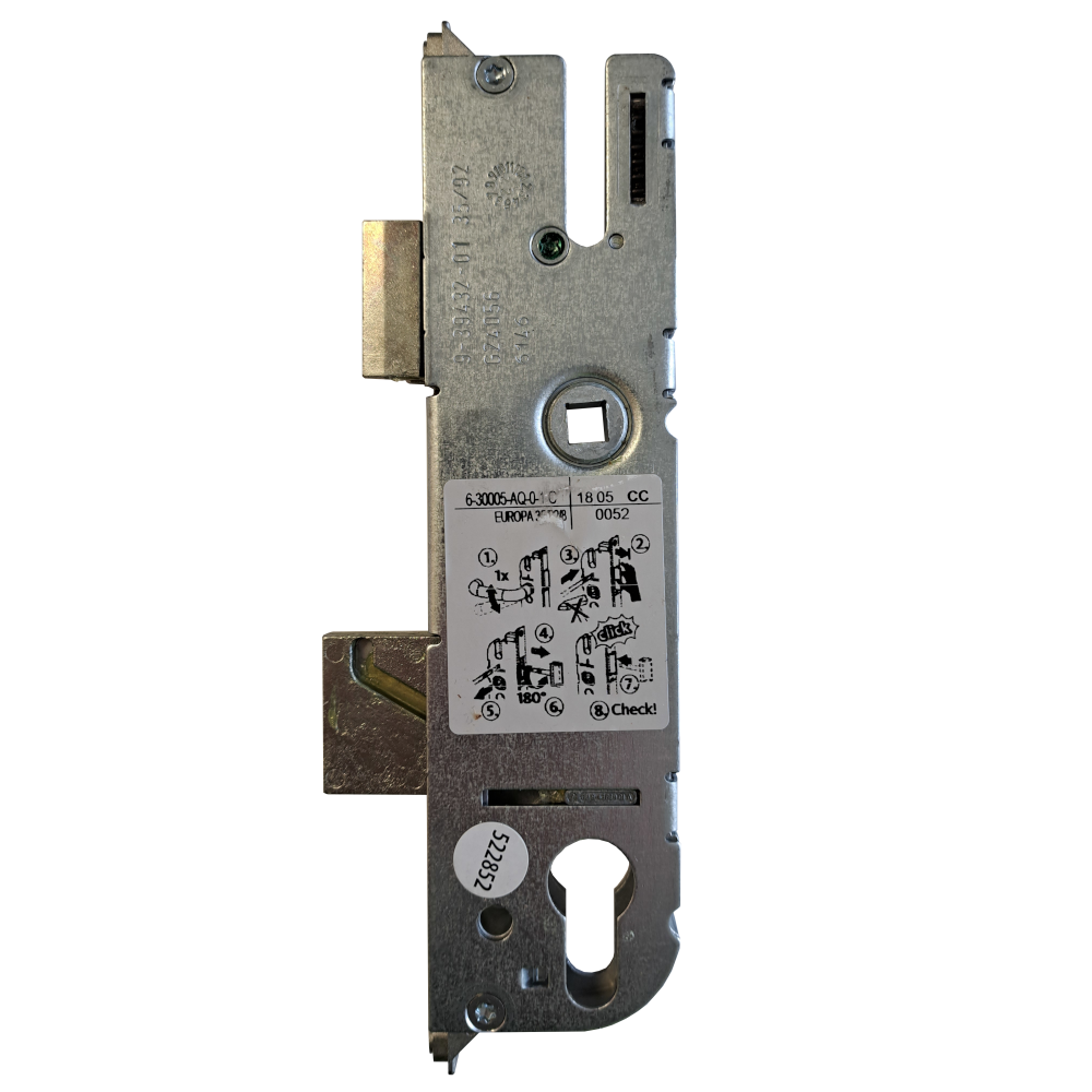GU Lever Operated Latch & Deadbolt - Centre Case - 35/92