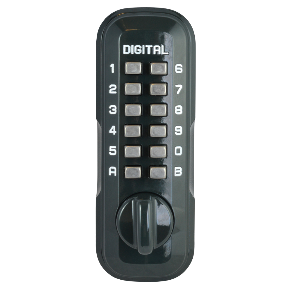 LOCKEY Digital Lock Key Safe - Dull Green Visi