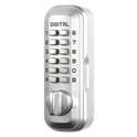 LOCKEY Digital Lock Key Safe - Satin Chrome Visi