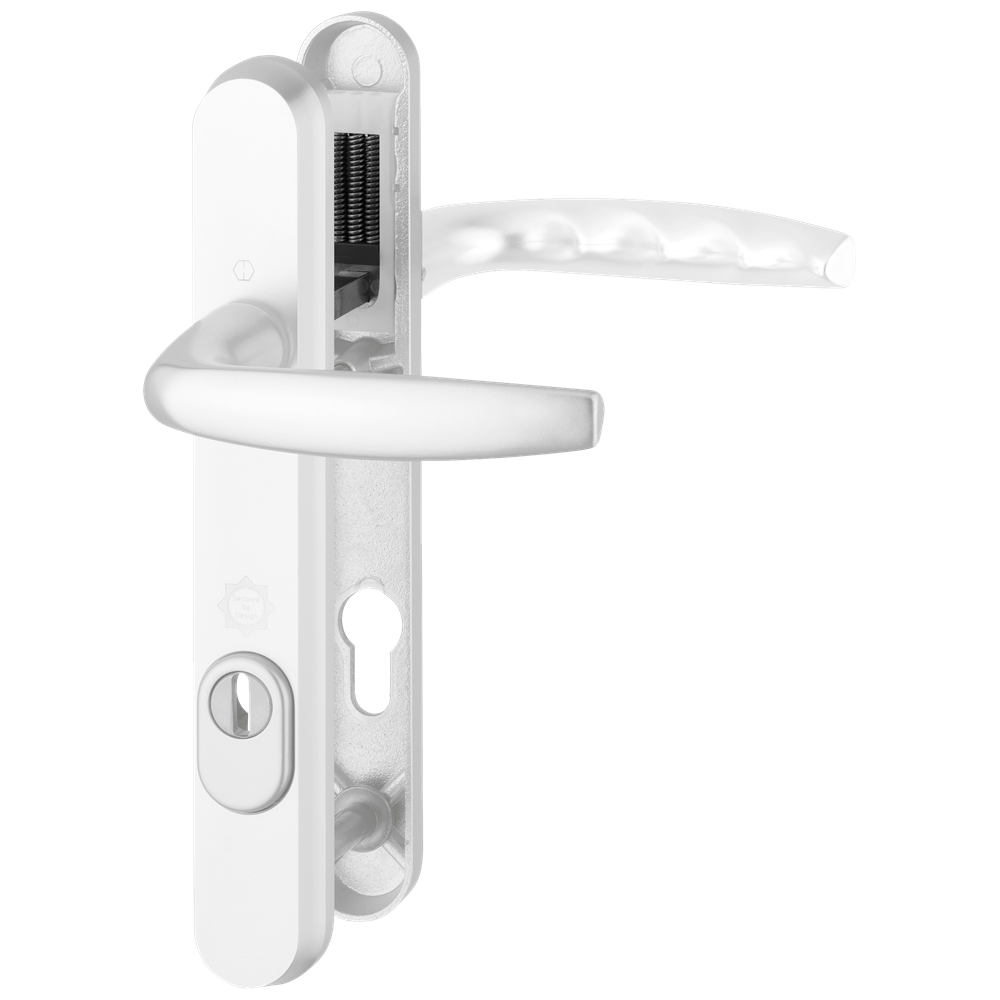 HOPPE Atlanta TS007 (2 Star) Door Furniture PAS24 92mm Centres 122mm Screw Centres - White