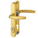 HOPPE Atlanta TS007 (2 Star) Door Furniture PAS24 92mm Centres 215mm Screw Centres - Gold