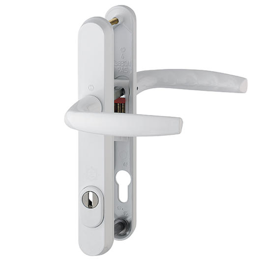 HOPPE Atlanta TS007 (2 Star) Door Furniture PAS24 92mm Centres 215mm Screw Centres - White