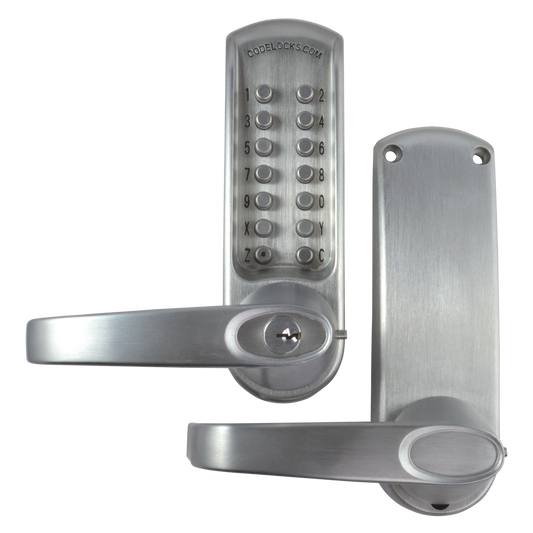 CODELOCKS CL610 Series Digital Lock With Tubular Latch - CL615 With Passage Set