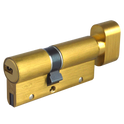 CISA Astral S Euro Key & Turn Cylinder - 70mm 30/T40 (25/10/T35) KD PB