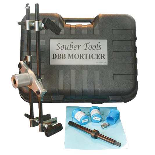 SOUBER TOOLS JIG1 New Style Morticer c/w 3 Cutters - JIG1