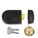 YALE Y3 Non-Deadlocking Nightlatch - 60mm BLK Visi