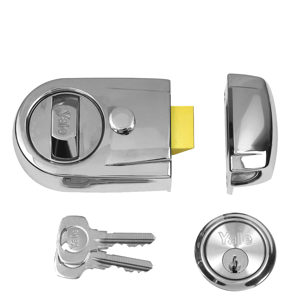 YALE Y3 Non-Deadlocking Nightlatch - 60mm PC Visi